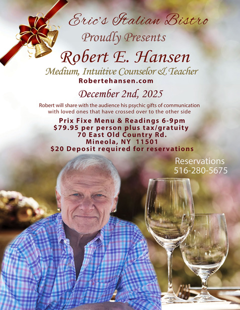 Robert Hanson - December 2nd, 2025 - Prix Fixe menu